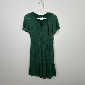 Anthropologie Somerset Swiss Dot Mini Dress Women's Small Easter Spring Summer